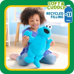 Sesame Street Large Plush Cookie Monster Baby and Toddler Toys, Ages 18 Months - Thumbnail 5