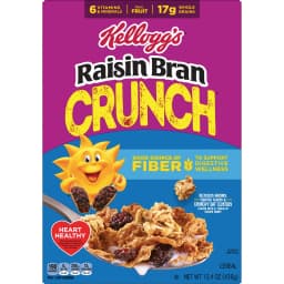 Kellogg's Raisin Bran Crunch Crunch Breakfast Cereal, Good Source of Fiber, 15.4 oz - Thumbnail 11