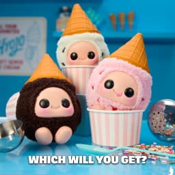 Hyojo Breyer’s Ice Cream Cone Series, Blind Box Collectible Plush, Limited Edition, 3 to Collect, Chocolate, Mint Chocolate Chip and Strawberry - Thumbnail 2