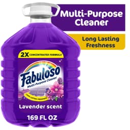 (2 pack) Fabuloso 2X Multi-Purpose Cleaner, No Rinse Floor Cleaner, Lavender Scent, 169 fl oz - Thumbnail 2