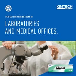 Kimtech Science Kimwipes Delicate Task Wipes (34133), Pop-Up Box, White (15 Boxes of 198 Sheets, 2,970 Sheet Total) - Thumbnail 7