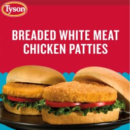 Tyson White Meat Chicken Patties, 23 oz (Frozen, Fully Cooked) - Thumbnail 7