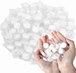 Triani 150Pcs Disposable Mini Compressed Coin Tissue Toilet Paper Tablets Thicken Compressed Towels Tablets Camping Essentials Washcloths for Home - Thumbnail 1