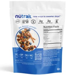 NuTrail Nut Granola Cereal, Blueberry Cinnamon, No Sugar Added, Keto, Gluten Free, 11 oz. 1 Count - Thumbnail 9