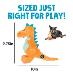 goDog Dinos Trex, Orange, Medium - Thumbnail 3