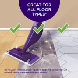 Swiffer Wet Jet Mopping Floor Cleaner Bundle Includes 1 Spray Mop Device, 20 Mop Pad Refills & 1 Fresh Scent Mopping Solution - Thumbnail 10