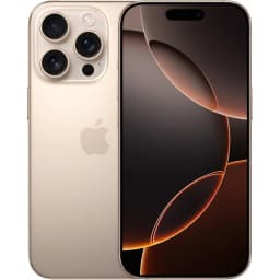 Restored Apple iPhone 16 Pro Max - Carrier Unlocked - 256GB Desert Titanium - Thumbnail 1