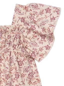 Modern Moments by Gerber Baby Girl Smocked Flutter Sleeve Dress and Diaper Cover, 2-Piece, Sizes 0/3 Months - 24 Months - Thumbnail 3