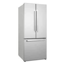 Cosmo 30 in. Vista Collection 17.5 cu. ft. Counter Depth 3-Door French Door Refrigerator, Freezer Drawer, Stainless Steel - Thumbnail 13
