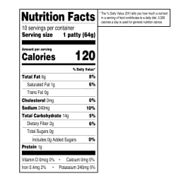 Great Value Seasoned Potato Hash Brown Patties, Shredded, 22.5 oz, 10 Count (Frozen) - Thumbnail 3