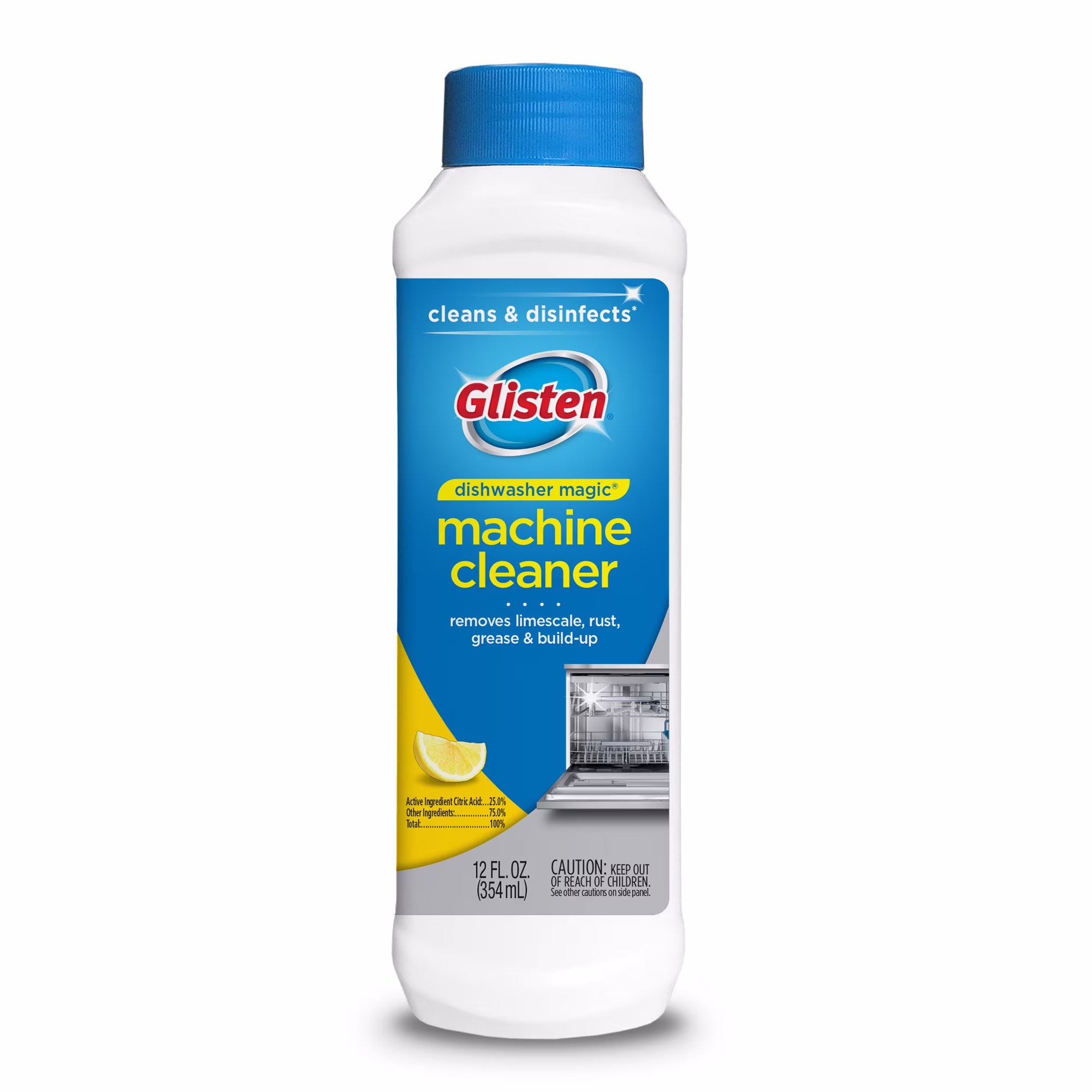 Glisten Dishwasher Magic Machine Cleaner and Disinfectant 2-Pack, Dishwasher Detergent Booster and Garbage Disposer Foaming Cleaner Pack - Thumbnail 2