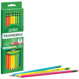 Dixon Ticonderoga No. 2 Assorted Neon Pencils (Pack of 2) - Thumbnail 5