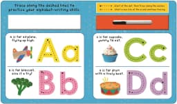 See, Touch, Feel Skills for School: ABC (See, Touch, Feel): A Wipe-Clean Book to Help Kids Write Their Letters (Board Book) - Thumbnail 3