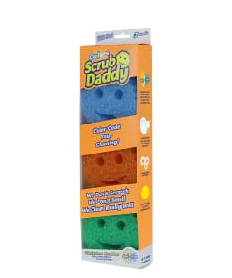 Scrub Daddy Color Sponges - Scratch-Free, Multipurpose Cleaning Sponges for the Kitchen and Bathroom, BPA-Free Polymer Foam, 3 Pack - Thumbnail 7