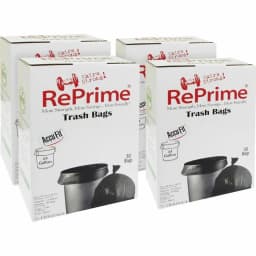 Reprime Can Liners 44gal 0.9mil Black 37" x 50" 50/Box H7450TKRC1 - Thumbnail 2