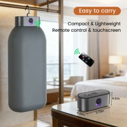 ORFELD Portable Clothes Dryer, Small Dryer with Remote Control, Compact Foldable Travel Clothes Dryer with Dry Bag for Travel&Home - Thumbnail 5