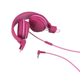 JLab JBuddies Studio On-Ear Wired Kids Headphones 2-in-1 Bundles, 3.5mm Plus USB-C Adapter, Volume Safe, Folding, Dark Pink - Thumbnail 8
