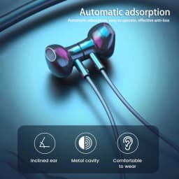 KNACK- Bluetooth 5.3 Neckband Headset Wireless Earbuds Earphone Speaker Headphone W/Mic - Thumbnail 6