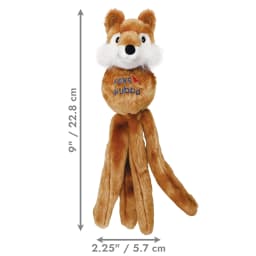 KONG® Wubba Squeaker Dog Toy, Fox, Small - Thumbnail 5