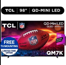 TCL 98" Class QM7K Series QD-Mini LED QLED 4K UHD Smart Google TV (NEW, 2025) - 144Hz, Local Dimming - Thumbnail 1