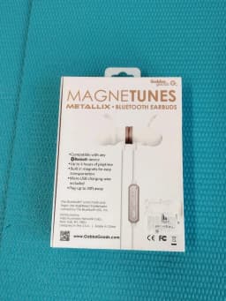 RHEA- Gabba Goods Magnetunes Metallix Bluetooth Earbuds, Built-In Mic - Thumbnail 3