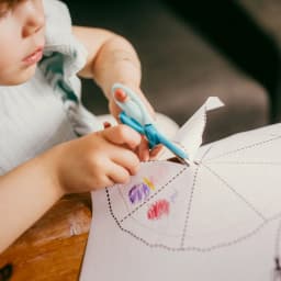 Kids Arts and Crafts Cut & Create Training Scissors & Activity Book, Educational Easter Basket Stuffer (Ages 3+) - Thumbnail 8