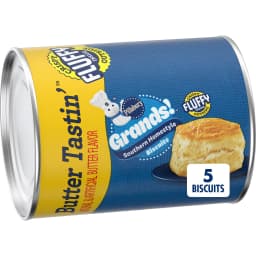 Pillsbury Grands Southern Homestyle Butter Tastin' Biscuits, 5 Count, 10.2 oz - Thumbnail 1