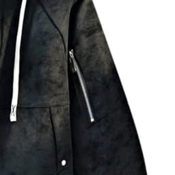 Men's Faux Leather Jacket Motorcycle Jacket with Hood Outdoor Office Business Casual Workwear Motorcycle Riding Outdoor Activities - Thumbnail 4