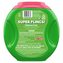Gain Plus Flings Laundry Detergent Soap Pacs, All-In-One, Happy Hibiscus Scent, 32 Count - Thumbnail 9