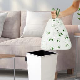 Scented Camellia Drawstring Bags Durable Odor Control 13 Gallon Size For Kitchen And Household Waste Rubbish Bags - Thumbnail 4