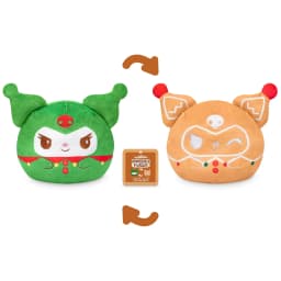 TeeTurtle Sanrio Gingerbread Kuromi 4 Inch Reversible Plush Toy - Thumbnail 1