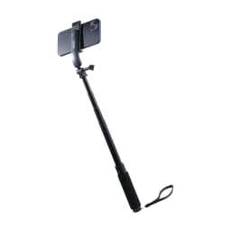 Onn Bluetooth Selfie Stick – Extendable to 40 in, 360° Rotating & Tilting Clamp with Built-In Rechargeable Shutter and Universal Camera Mount - Thumbnail 5