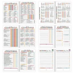 Cleaning Planner & Schedule Checklist Organizer – Daily, Weekly, Monthly & Annual Chore Chart Notebook, Durable Household Management Journal for Home - Thumbnail 9