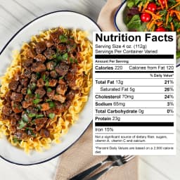 Beef Stew Meat, Tray, Family Pack, Fresh, 1.75 - 2.25 lb - Thumbnail 5