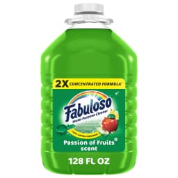 Fabuloso 2X Multi-Purpose Cleaner, No Rinse Floor Cleaner, Passion of Fruits Scent, 128 fl oz - Thumbnail 1