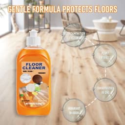 Multi-Vinegar Floor Cleaner and Polish 200ml, Cleaner for Hardwood, Laminate, Vinyl and Sealed Floors, Removes Stains and Grease, Restores Shine - Thumbnail 5