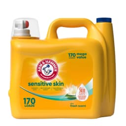 ARM & HAMMER Sensitive Skin Plus Fresh Scent Liquid Laundry Detergent 170 fl oz, 170 Loads - Thumbnail 1