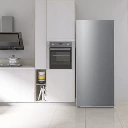 Smad 33 Inch Upright 21 Cu ft Freezer in Stainless Steel F21UFLESSS Left Door Fridge - Thumbnail 7