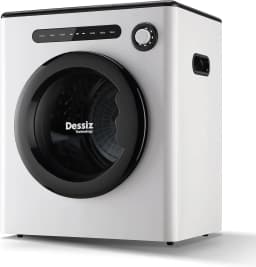 Dessiz 1.6cu.ft Compact Laundry Dryer,Electric Portable Clothes Dryer - White - Thumbnail 1