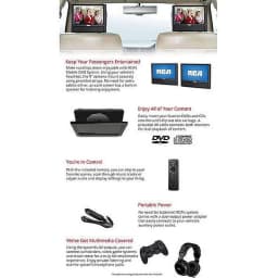 RCA 9" Mobile Dual Screen DVD Player (DRC79982) - Thumbnail 6