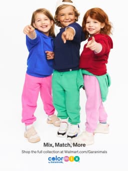 Color Mix by Garanimals Baby & Toddler Fleece Sweatpants, Sizes 0–6T - Thumbnail 10