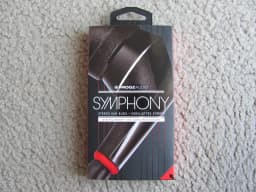 RHEA- Brand New Ifrogz Audio Symphony Stereo Earbuds With Mic/Remote Red If-Sym-Red - Thumbnail 1