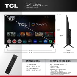 TCL 32" Q31K Series QLED 1080P FHD Smart Google TV (NEW 2025) - 32Q31K - Thumbnail 3