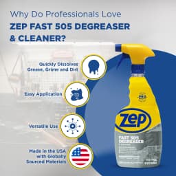 Zep All-Purpose Cleaner 32 oz and Zep Fast 505 Cleaner & Degreaser 32 oz Indoor and Outdoor Cleaning Bundle for Home and Workshop Use - Thumbnail 5