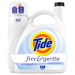 Tide Free & Gentle Laundry Detergent Liquid, 166 fl oz, 126 Loads - Thumbnail 1