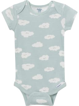 Gerber Baby Neutral Short Sleeve Onesies, 8-Pack, Sizes 0/3 Newborn - 12 Months - Thumbnail 8