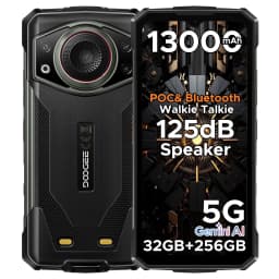 DOOGEE Fire 7 Ultra 5G Rugged Cell Phone,13000mAh Battery/33W Fast Charge,32GB+256GB(2TB TF),6.6"HD+90Hz,IP68/IP69K,125dB Speaker,Nfc,Dual Sim - Thumbnail 1