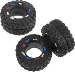 Indestructible Tire Dog Toys for Aggressive Chewers, Heavy Duty Durable Rubber Chew Toy for Large Breed Dogs, Long Lasting Teething Training Toy - Thumbnail 5