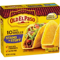 Old El Paso Stand 'N Stuff Taco Shells, Gluten Free, Meal Prep, 10 Count, 4.7 oz - Thumbnail 9