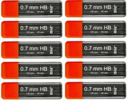 Bild 0.7 Lead Refills - 1,200 Total Mechanical Pencil HB #2 Leads - Thumbnail 1